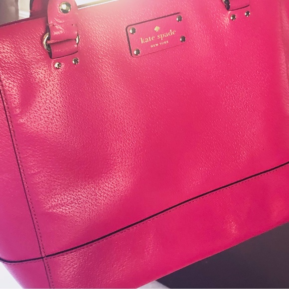 KATE SPADE Wellesley Small Camryn Sweetheart Pink Leather Satchel - Picture 4 of 11
